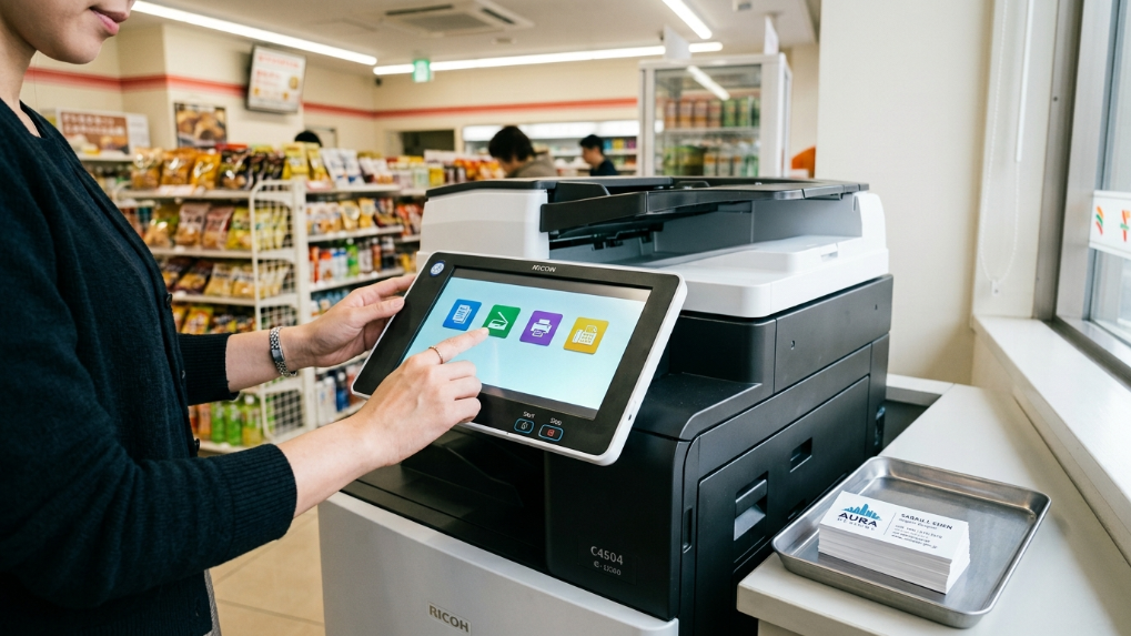 【ファミリーマート・ローソン】名刺を印刷する手順