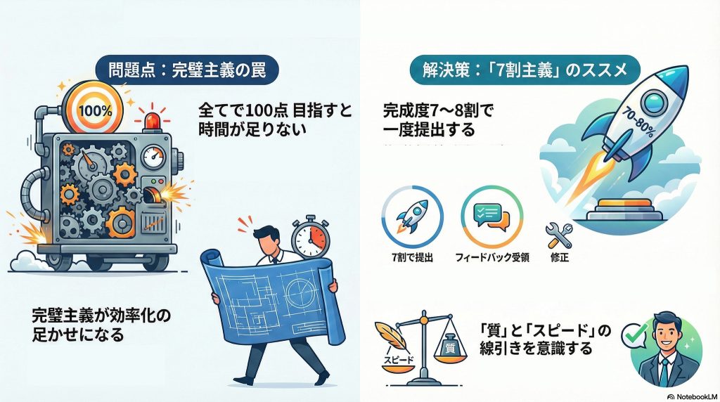 完璧主義を捨てる