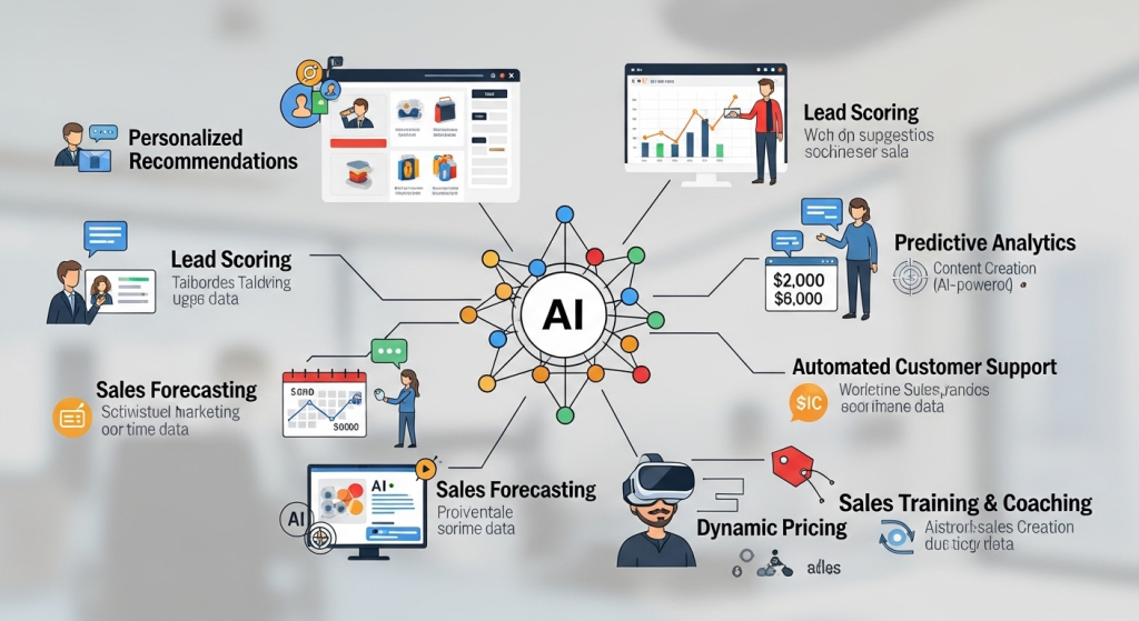 営業における具体的なAI活用事例