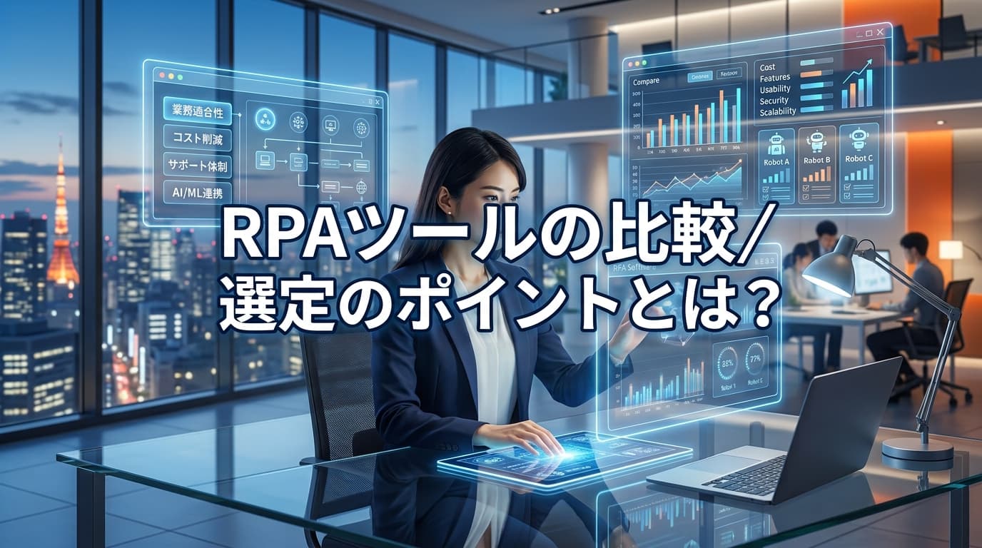 RPAツールの比較／選定のポイントとは？